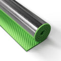 Thermotec NuWrap 5 acoustic pipe lagging roll with foil facing and green convoluted foam