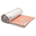 Fletcher Permatuff Building Blanket roll, pink glasswool with a reflective polyweave foil facing