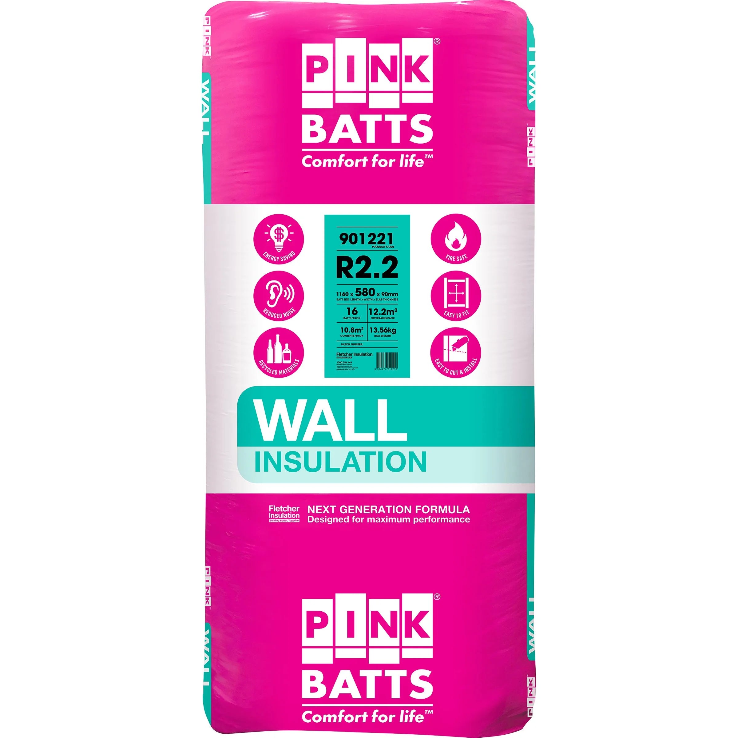 R2.2 Pink Wall Batts