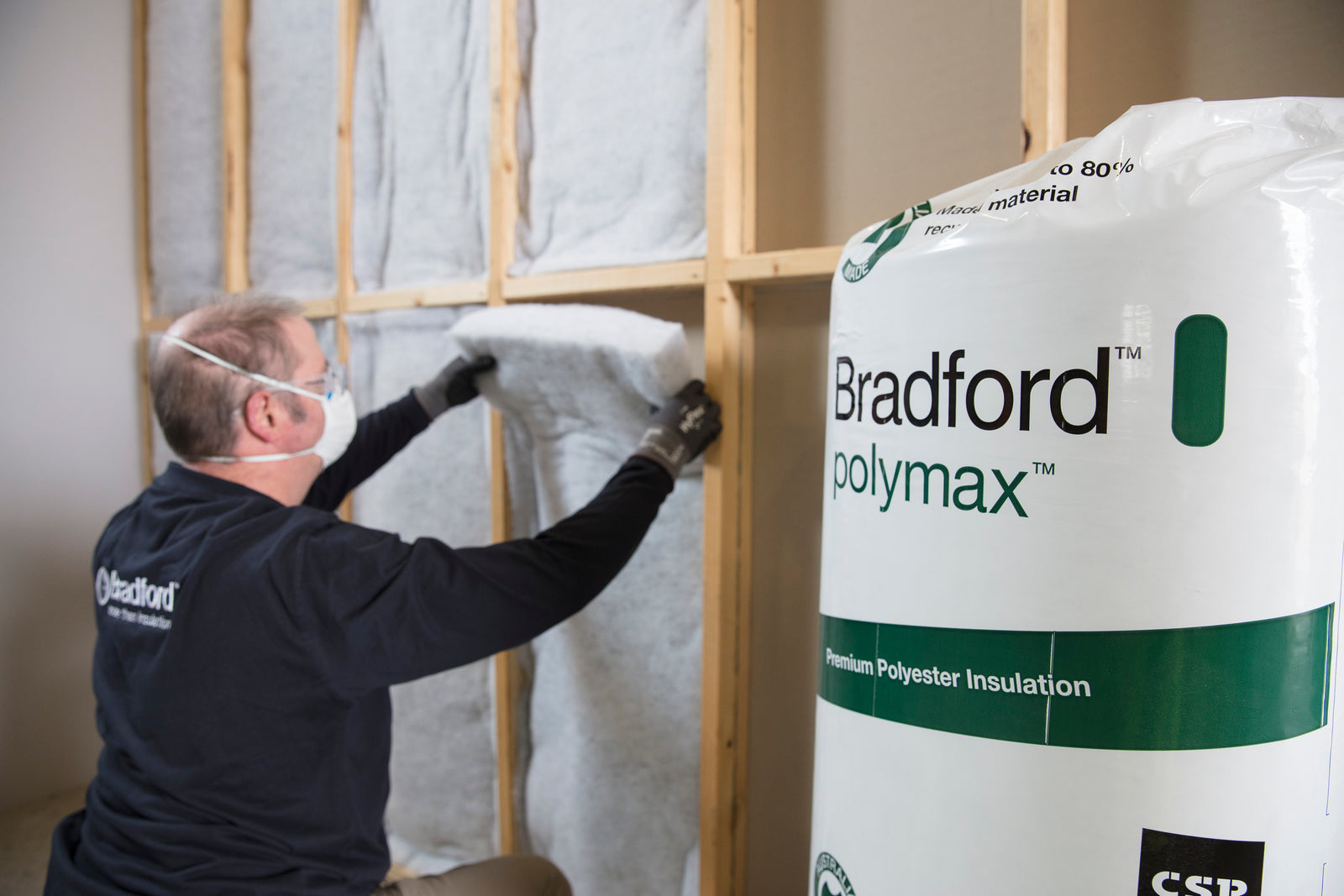 R1.5 Bradford Polymax Wall Batts