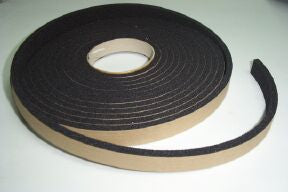 THOR Thermal Break Tape, a roll of black foam tape